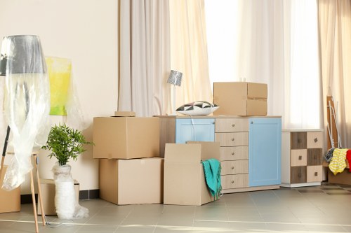 People using Crystalpalace Storage for organized household space