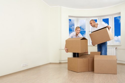 Professional storage area for equipment stock and business documents